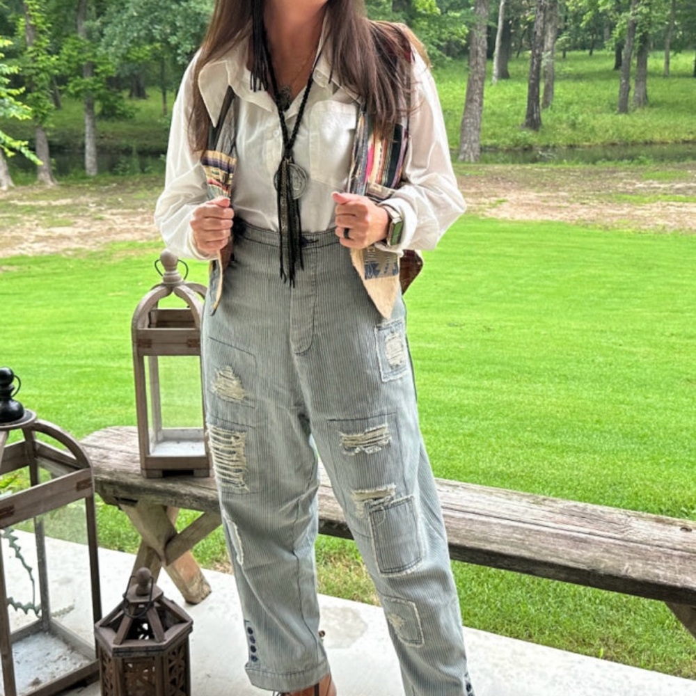 JADED GYPSY All the Things Trouser - Striped, L/XL NWT